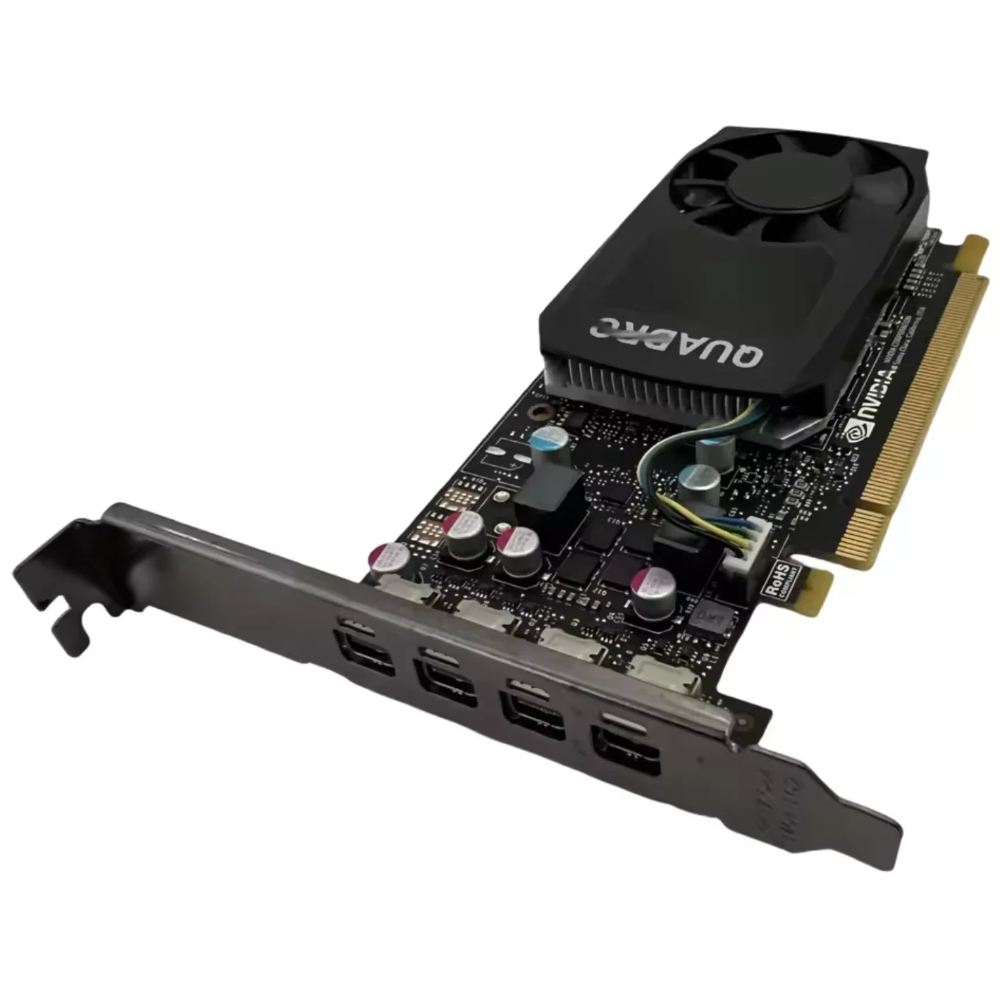 بطاقة رسومات احترافية أصلية 2 جيجا بايت لبطاقة الرسومات Nvidia Quadro P600، مشبك فيديو Cad/Ps، Ddr5، 4 Mini Dp، P600 2Gb #2