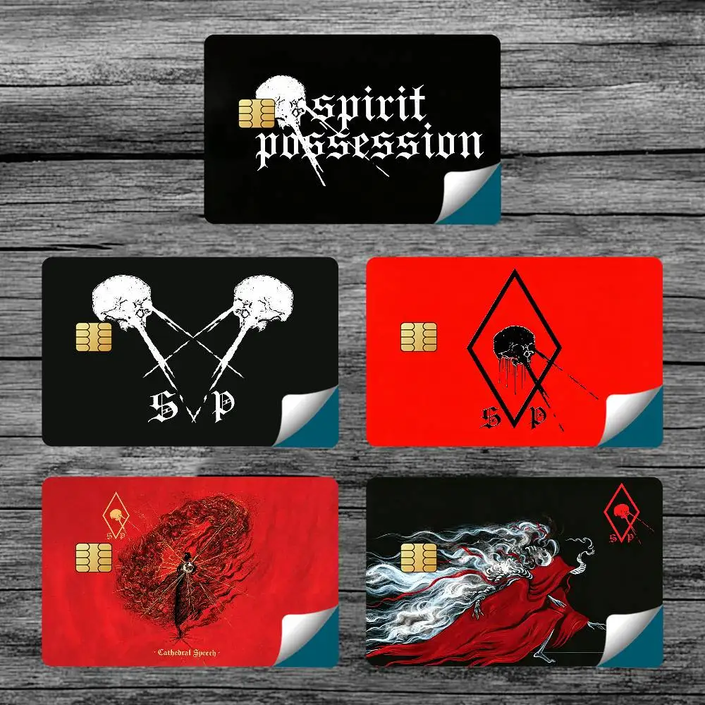 Band S-Spirit Possession Card Stickers for Bank Access Protective Waterproof Film Cover Sticker Surprise Gift