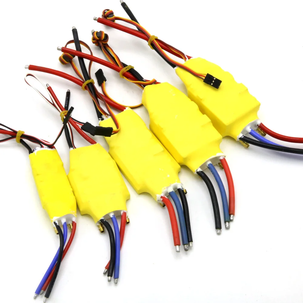 RC 2-6S 30A 50A 80A 100A 200A ESC 5V/3A 5V/5A UBEC Regolatore di velocità senza spazzole Barca ESC con UBEC per barca RC