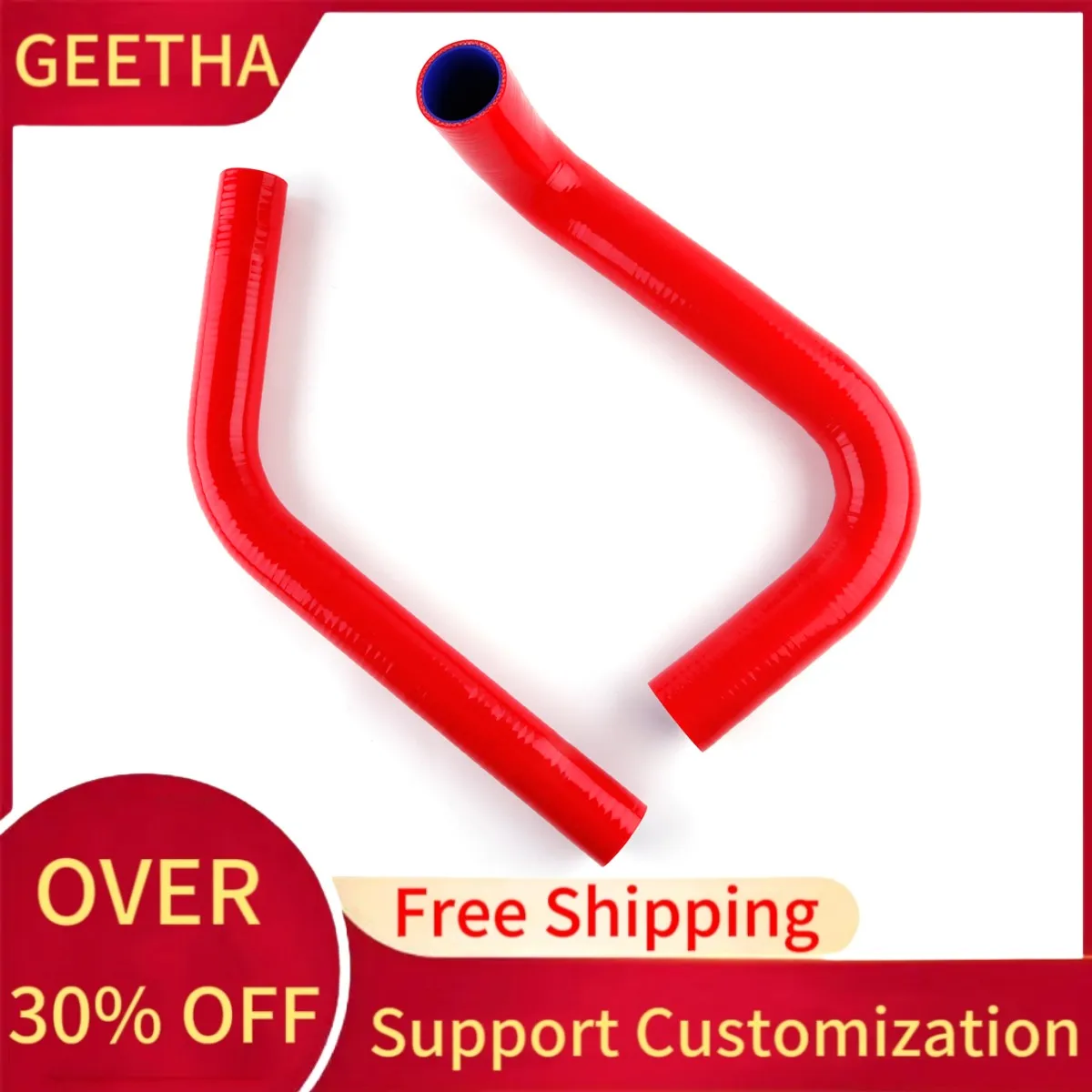 For 1960-1962 Chevrolet Chevy C K Truck Pickup C10 Silicone Radiator Coolant Pipe Tube Hose Kit