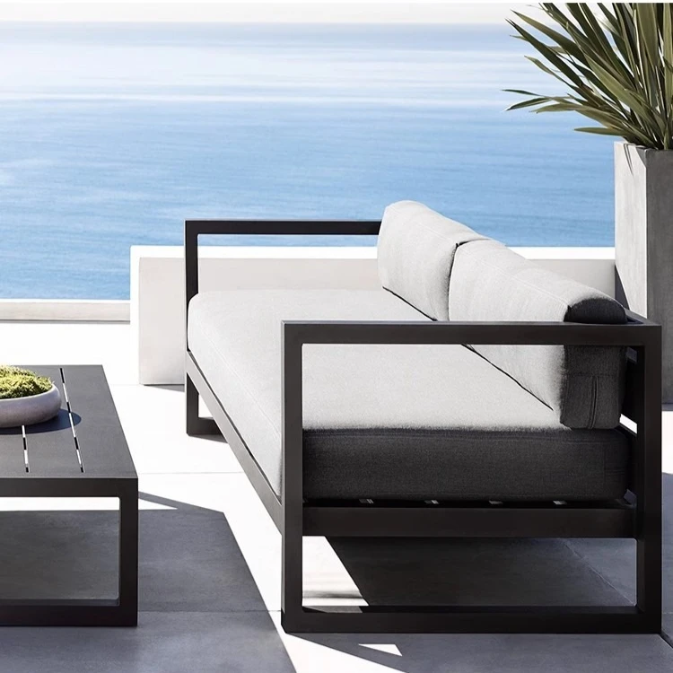 

Outdoor Aluminum Alloy Sofa Four Piece Set,Terrace Garden Bar Waterproof Sofa Furniture Set outdoor furniture set sectional sofa