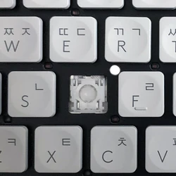 Replacement KR Keycap Key Cap &Scissor Clip&Hinge For Logitech MX Keys Mini Keys YR0084 Keyboard KEY & Clips White South Korea