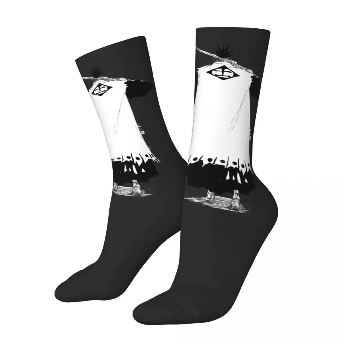 Japan Anime 3D printing cosy Unisex Socks,Hip Hop Bleach Zaraki Kenpachi Interesting Four Seasons Socks