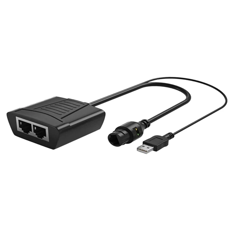 Répartiteur Ethernet RJ45 1 à 2 pour routeur d'ordinateur portable, adaptateur compatible Cat5 Catinspectés, prolongateur de câble réseau
