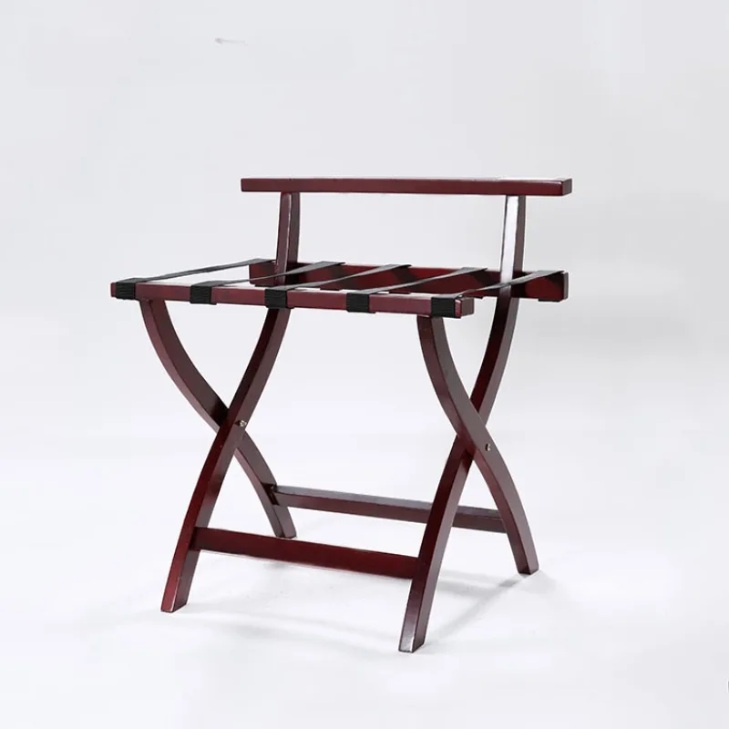 Made in China Modern Folding Bedroom Wooden Furniture Hotel Luggage Rack