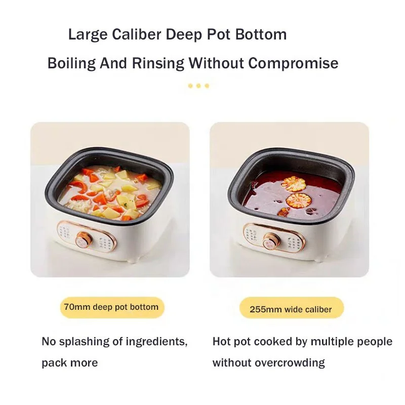 Vaporizador eléctrico portátil de acero inoxidable para uso doméstico, temporizador de 220V, máquina de vapor para desayuno