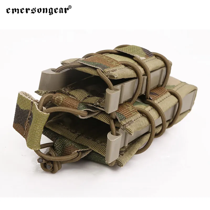 Emersongear 5.56 Dual Decker Magazine Pouch Jacht Tactische M4 Mag Pouch Airsoft Rifle Molle Mag Nylon Pouch EM6346