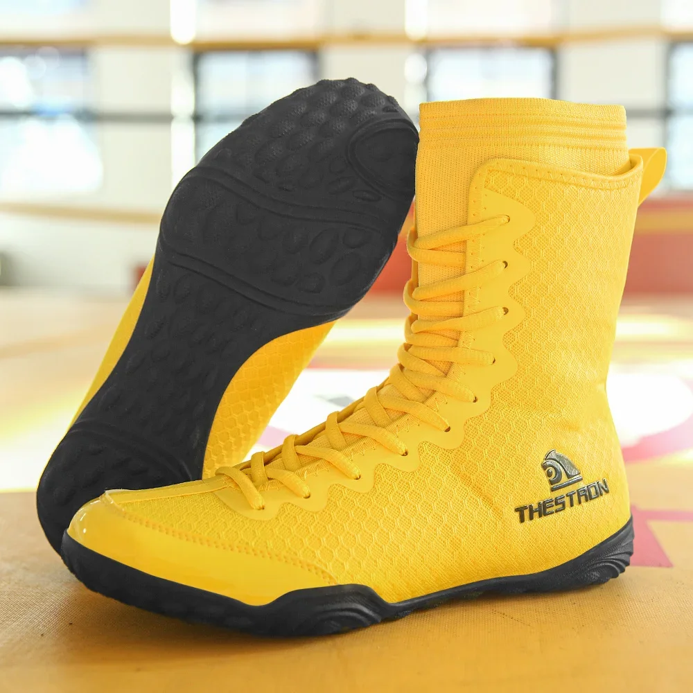 New Wrestling Shoes Men Professional Boxing Sneakers Size Big Size 39-48 Flighting Footwears