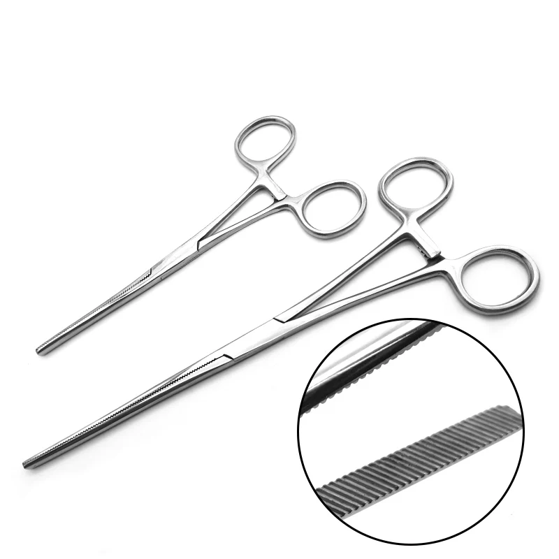 

Stainless steel intestinal forceps Anorectal surgical instrumentsSlash separation ligature forceps