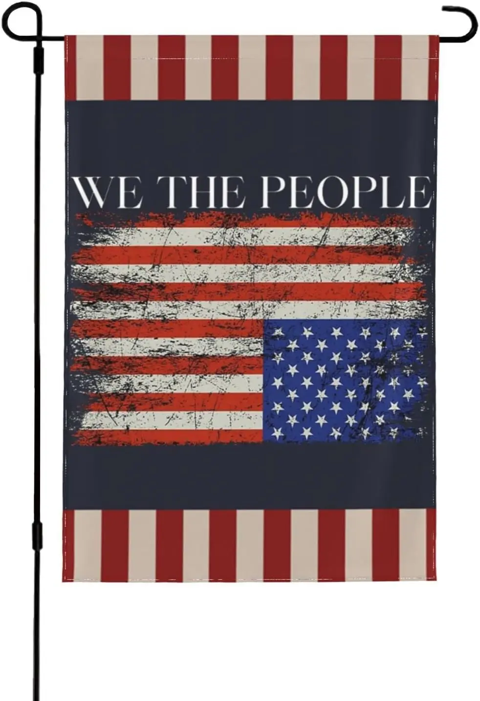 Upside Down American We The People Flags, We The People Garden Flag Funny Garden Flags 12x18 Double Sided Garden Flags For Outdo