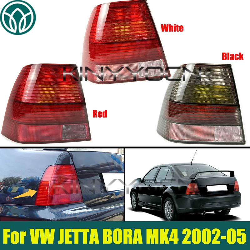 

Автомобильный задний фонарь без лампочек дляVolkswagen VW JETTA BORA MK4 2002-2005, задние фонари, сигнальная лампа, задний указатель поворота