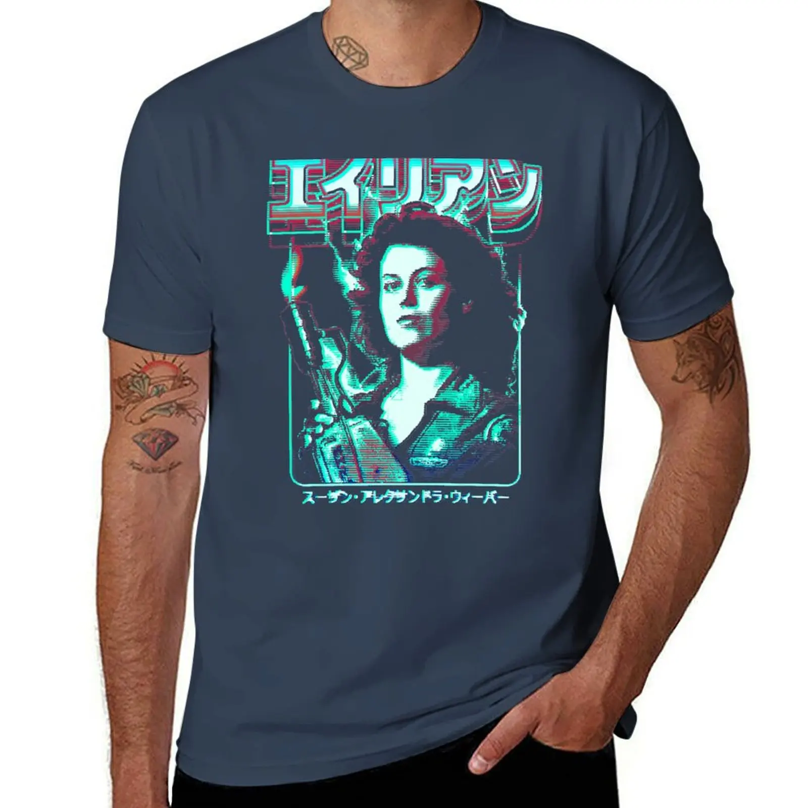 Alien: Ellen Ripley T-Shirt cotton tshirt 100% t shirts for man cotton black cotton t-shirt plain for man package T-Shirt