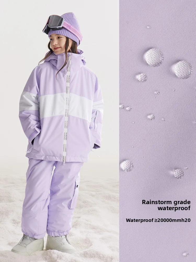 

Outdoor Warm Winter Snow Suits Jackets, Men'S And Women'S Versatile Single And Double Board Ski Children'S Ski Suits And Pants