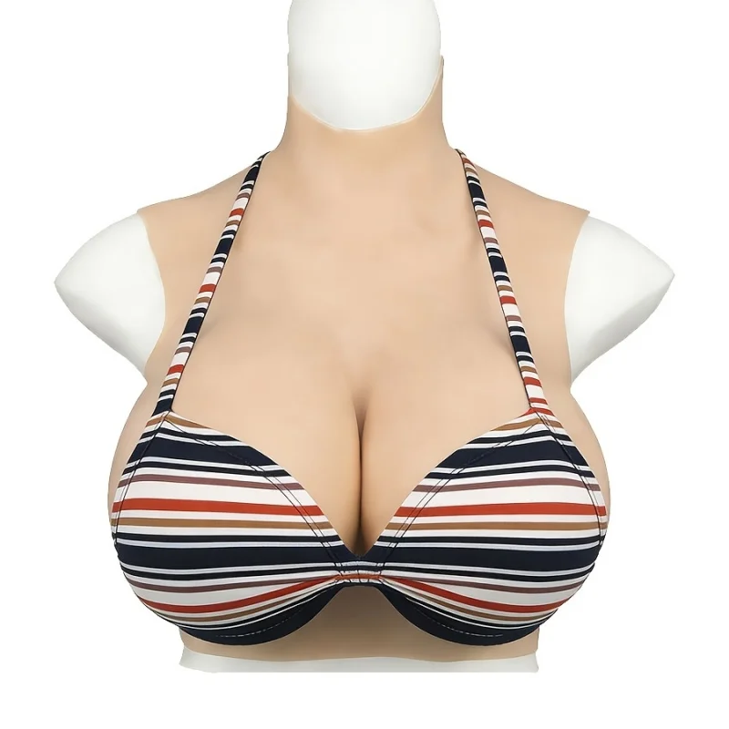Silicone Breasts Drag Queen Costume for Crossdresser Sissy Sexy Fake Boobs Transgender Shemale Huge Nipples Silicon Form