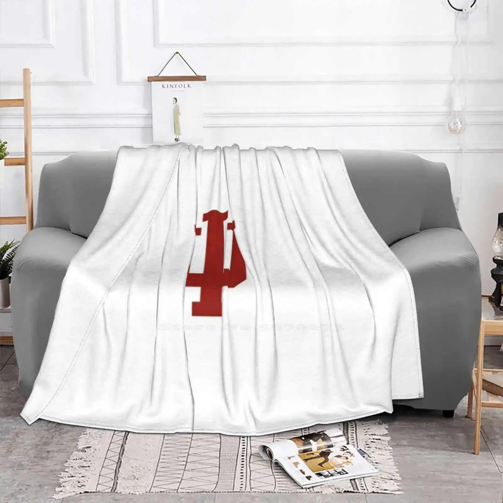 Indiana University Soft Warm Light Thin Blanket Iu Bloomington Indiana University