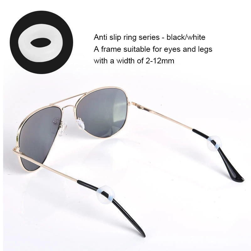 1 زوج مكافحة زلة نظارات الأذن السنانير تلميح النظارات قبضة معبد سيليكون المضادة للانزلاق حامل نظارات إطار الساق الأكمام اكسسوارات