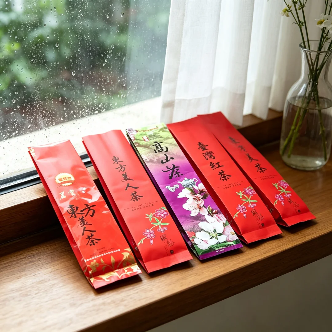 250g/500g Chinese Dong Fang Mei Ren Tea Set Vacuum Plastic Bags Taiwan GABA Oolong Tea Compression Packing Bag