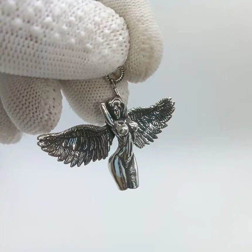 Sexy Beauty Angel Statue Car DIY Gift Keychain Pendant