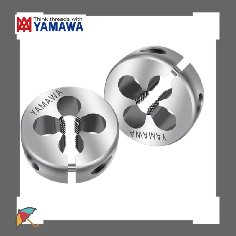 1PCS YAMAWA M10 LH-M20 LH HSSE Left Hand  Metric Adjustable Round Die M14M16M18M20M22X1L 1.5L 2L 2.5L  AR-D Screw Threading Dies