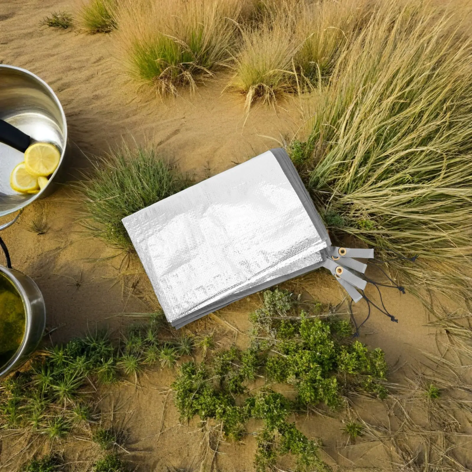 

Водонепроницаемый коврик для пикника из алюминиевой фольги, утолщенный, двусторонний, термоизоляционный, для кемпинга, портативный, влагостойкий, для палатки, для улицы