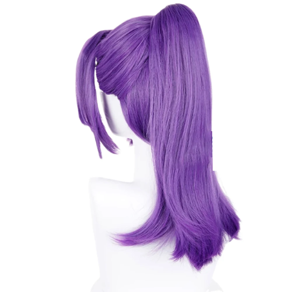 Fantasia Betsy Braddock Wigs Purple Hair Game Rival Disfraz Costume Accessories Girl Women Fantasy Halloween Carnival Party Prop