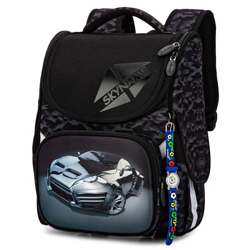 Children School Bags for Boys Orthopedic Breathable Backpack Racing Car kids School Bag 1-5 Grade Boy Knapsack Mochila Escolar