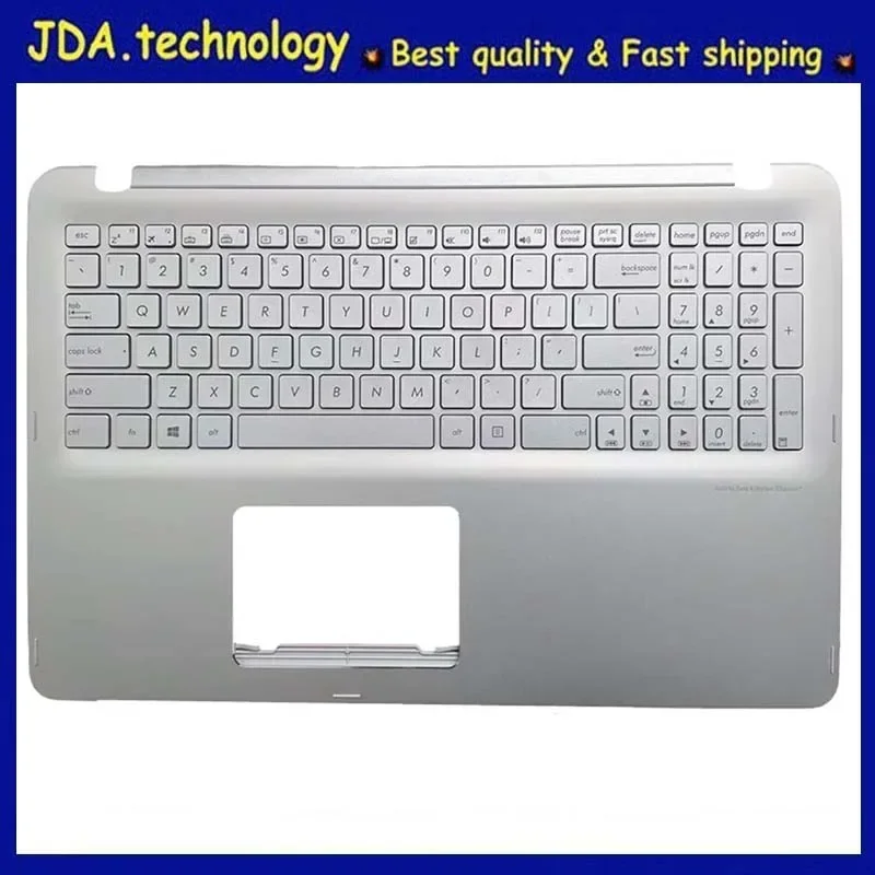 

MEIARROW New/Org For 15.6" ASUS UX560 UX560UXK QK UX560U Q524UQ Q534U Palmrest US keyboard Upper cover,Silver