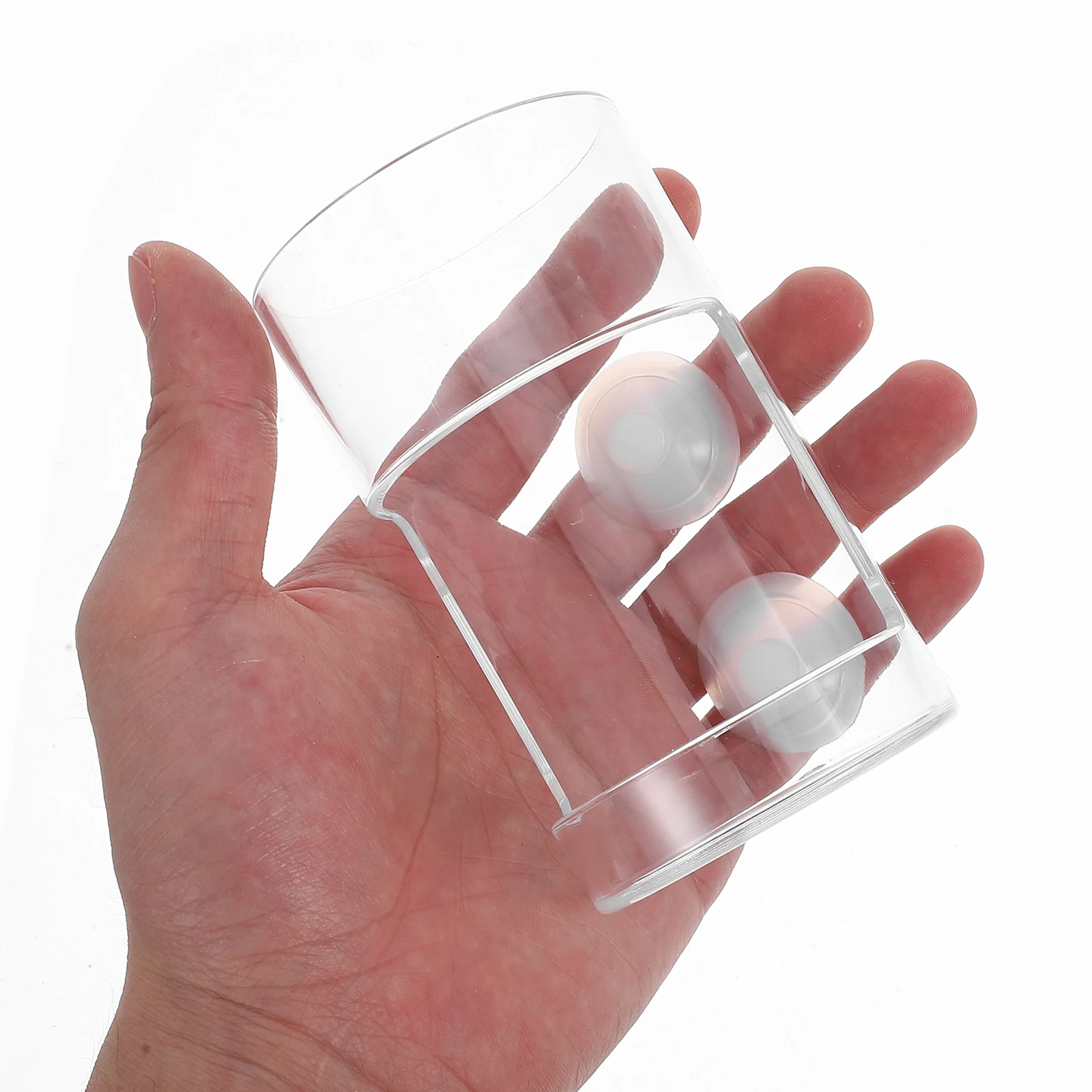 

Clear Aquarium Feeder Cup Sinking Design for Accurate Fish Feeding Suction Cup Installation Fits All Tank Sizes Fish Bowl