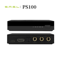 SMSL PS100 Decoder USB DAC Multifunctional HIFI Audio Converter HDMI ES9023 Chip High Peformance Power System For Home Car Music