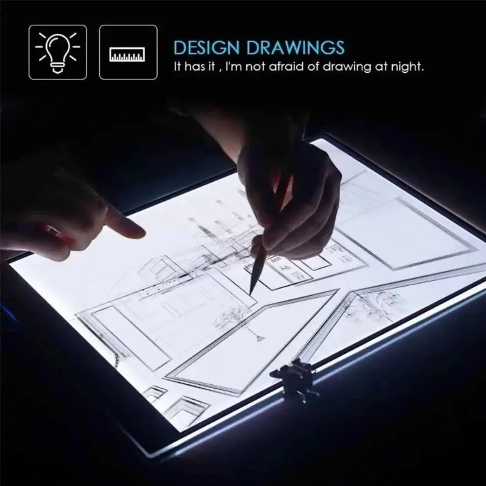 A3/A4/A5 Electronic Drawing Board Three Level Dimming Light Transmitting LED Painting Board USB DIY Diamond Painting Board