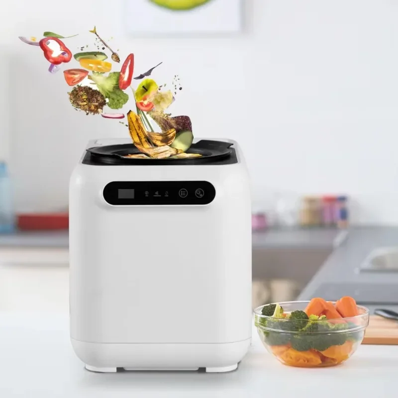 Sustainable Stainless Steel Electric App-Controlled Kitchen Trash Composter Household Food Waste Processor Garbage Disposal