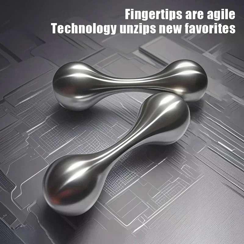 Knucklebone Stainless Steel Bone Fingertip Rotating Decompression Toy Finger Limit EDC Anti Stress Autism ADHD Cool Toy