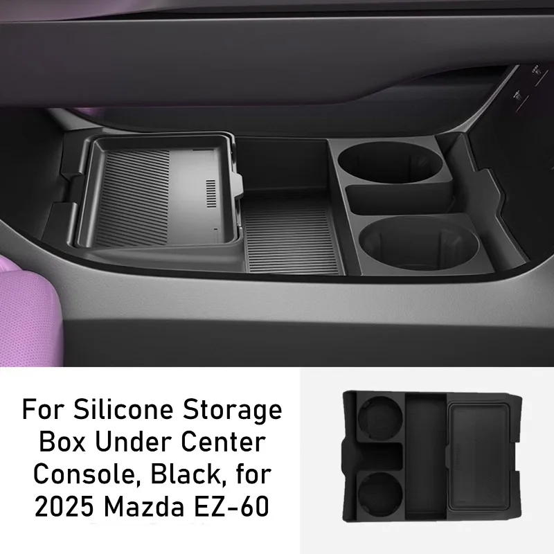 Für 2025 Mazda EZ-60, Aufbewahrungsbox unter der Konsole, Spezielle zentrale Aufbewahrungsmodifikation, Dekorative Zubehörteile