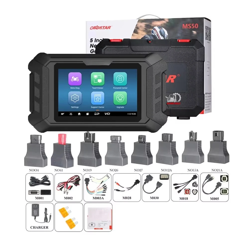 OBDSTAR MS50 Intelligent Motorcycle Diagnostic Tool Wi-Fi Connection With Automatic Scanning For H-onda/Ya-maha/P-GO/S-uzuki