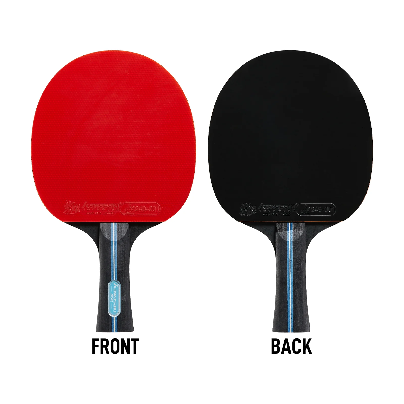 Kawasaki Table Tennis Equipment Set 2PCS Ping Pong Rackets +1PC Bag + 3PCS Balls For Beginner KSD-B5303
