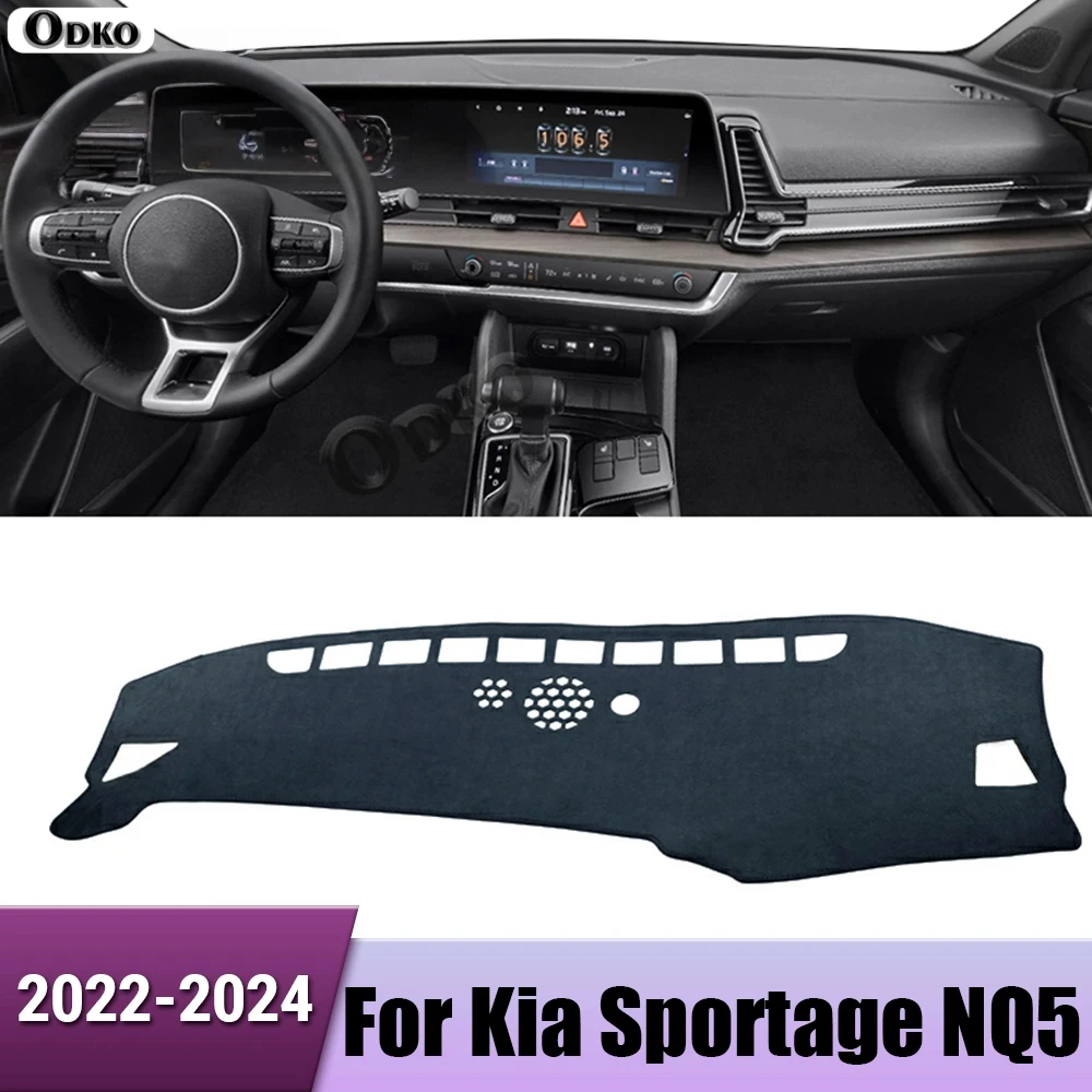 capa-do-painel-do-carro-evitar-almofada-de-luz-sun-sombra-esteira-instrumento-antiderrapante-tapete-para-kia-sportage-nq5-gt-linha-hev-2022-2023-2024