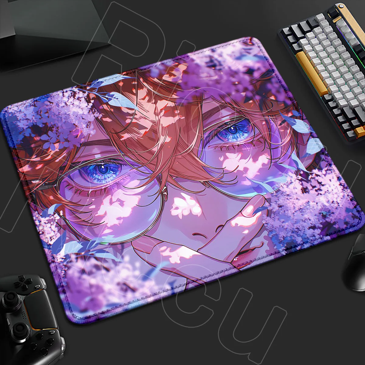Laptop Suture Edge Little Carpet Sonnenbrille Genshin Impact Mauspad Kleine Computer-Schreibtischunterlage 180 x 220 mm Tischunterlage zum Schutz der Untersetzer – Detail 9