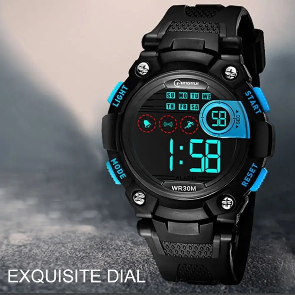 

Fashion 30M Waterproof Electronic Watch Multifunctional Outdoor Sport Watches Wristwatches Student