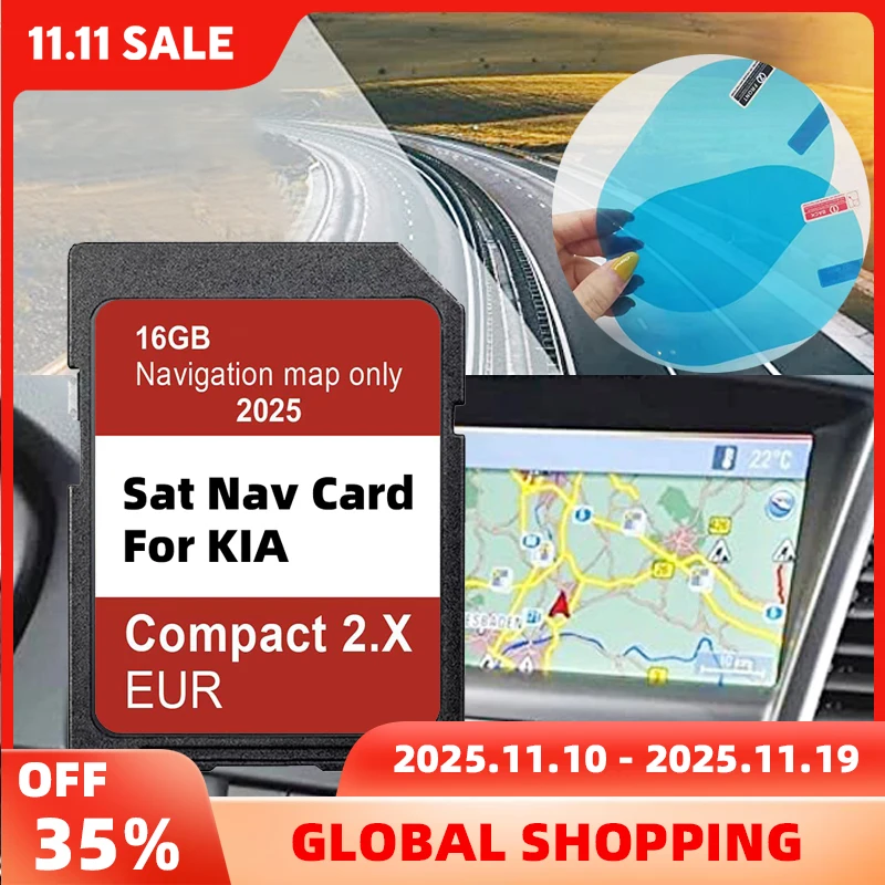 

GEN2 Navigation 2025 Version Update EU Map for KIA Venga/Ceed/Sportage/Rio/Picanto/Optima/Sorento Multimedia GPS SD Card 32GB