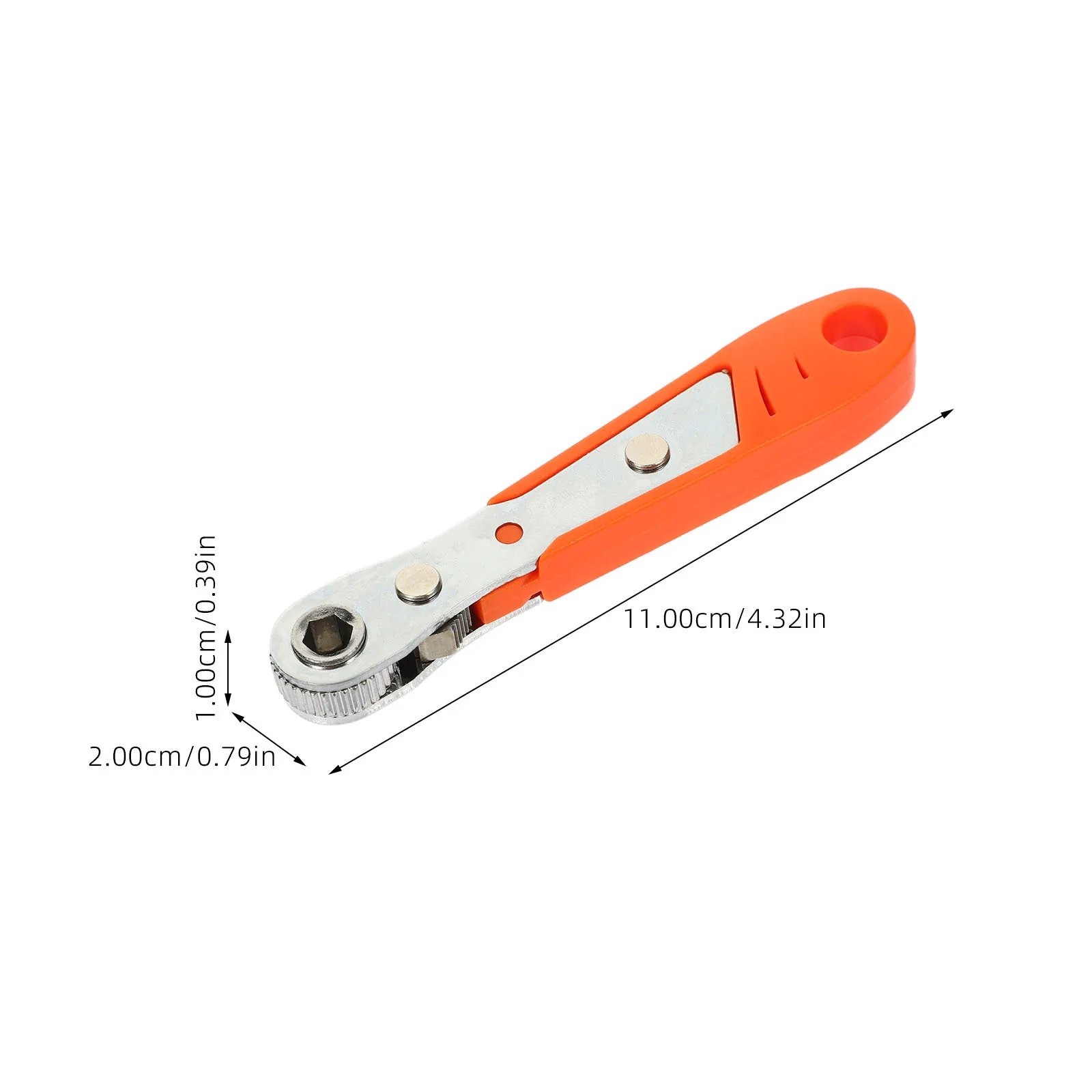1 Zestaw Mini Kluczy Grzechotkowych do Hamulców, Regulowany Klucz Grzechotkowy z Elastycznym Uchwytem, Narzędzie Ręczne do Naprawy Hamulców w Wąskich Przestrzeniach