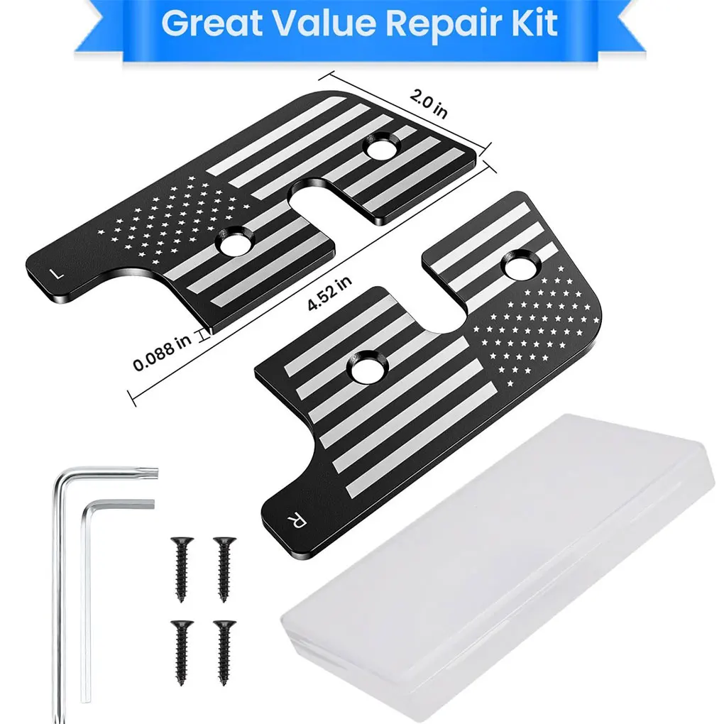 Aluminum Alloy Sun Visor Repair Kit Sun Visor Repair For Jeep Wrangler JL Gladiator JT 2018-2023