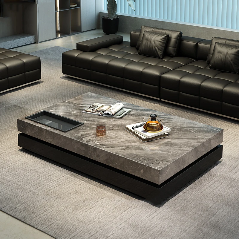 

Italian Minimalist Coffee Table Designer Living Room Modern Decoration Coffee Table Aesthetic Simple Couchtisch Home Furniture