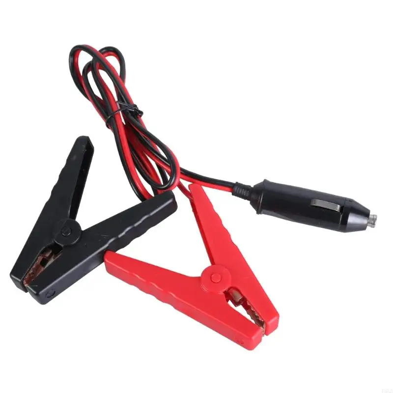 12V 24V Car Plugs Charging Cable with Clips Extension Cord for Battery Charging and Outdoor Devices