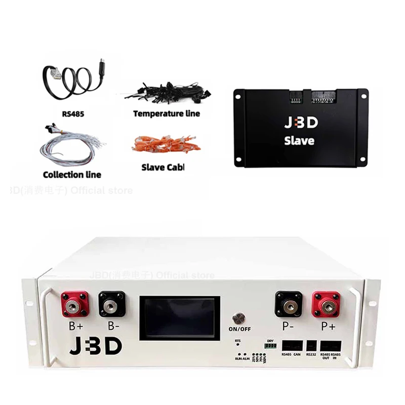 JBD HV BMS DIY KIT 100A 200A 300A 220V Battery Management System 96S 128S 240S Master and 16S Slave LiFePO4 High Voltage BMS