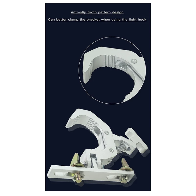 A99E-20X Aluminium vouwklemhaken Podiumlicht Vouwophanghaak Laden 150 kg 42-61 mm Trussbuis 230 W 7R / 200 W 5R Licht