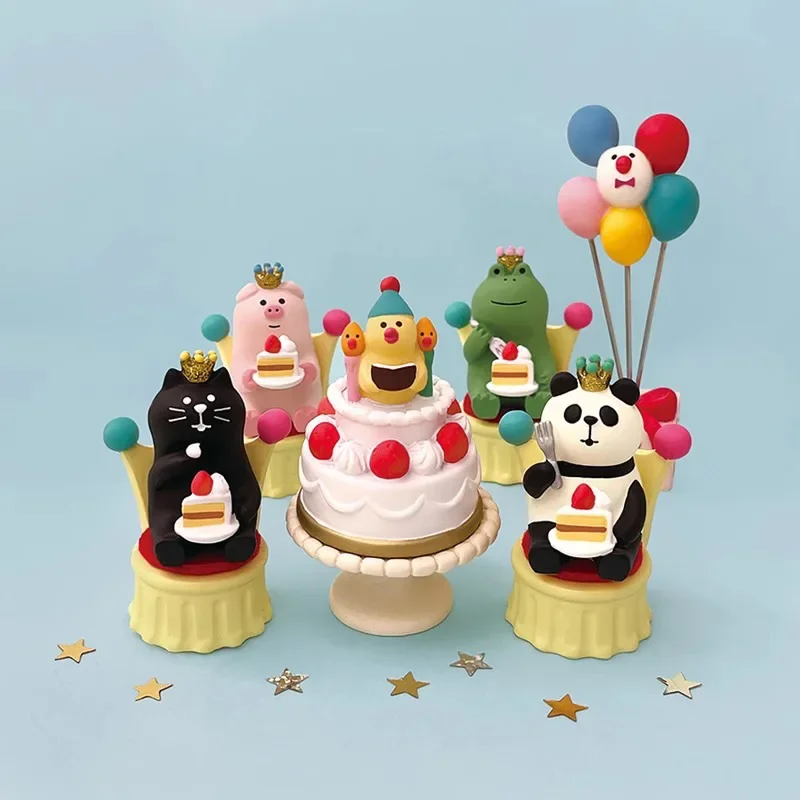 1pc Japanese Cat Decoration Celebration Scene INS Bakery Coffee Shop Decoration Shooting Micro Resin Small Decoration - Image 3