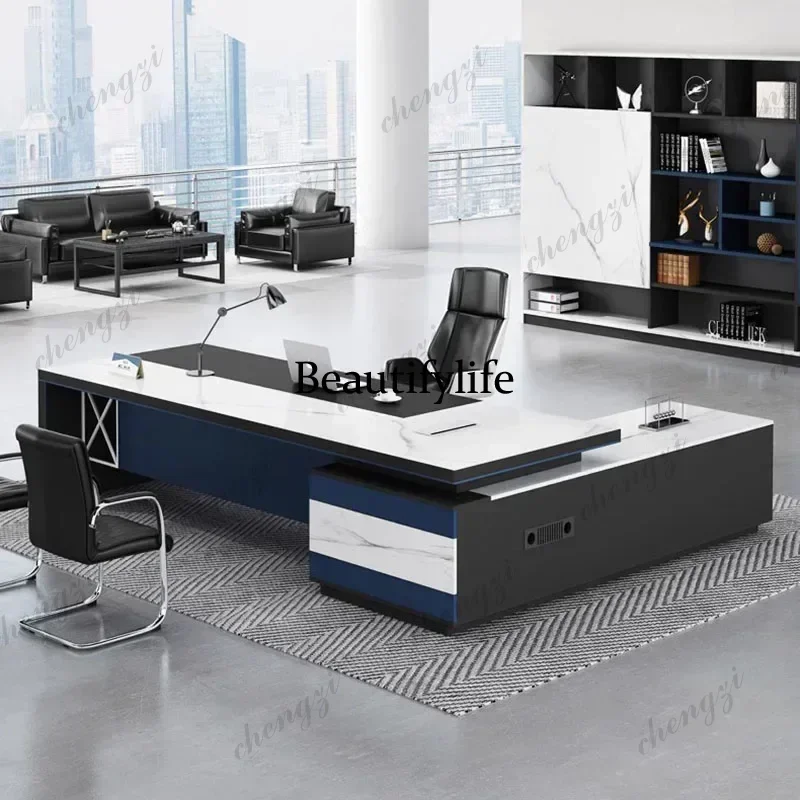 h178Modern Office Desks Study Modern Throne Desk Table Accessories Office Bedroom Desktop Reading Nordic Ufficio Trendy Furnitur