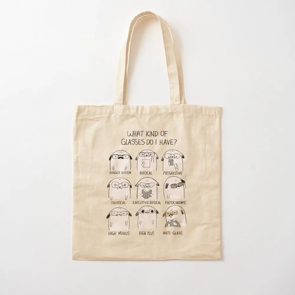 

Pugthalmic Optics Tote Bag Женская сумка-тоут University Большие сумки для женщин-шоппер женская парусиновая сумка