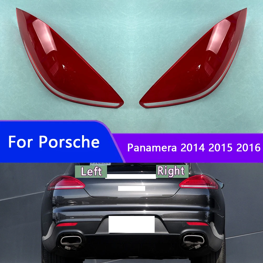 For Porsche Panamera 2014 2015 2016 Taillight Shell Headlamp Transparent Lampshade Cover Lens Plexiglass