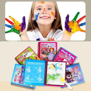 Gefrorenes Disney -Puzzle für Kinder, Graffiti -Malbuch, Mickey Mouse, Autos, Sofia -Cartoon, Malerei in Magic Aquarell, DIY -Geschenke Hauptverkauf Mickey Head - №2